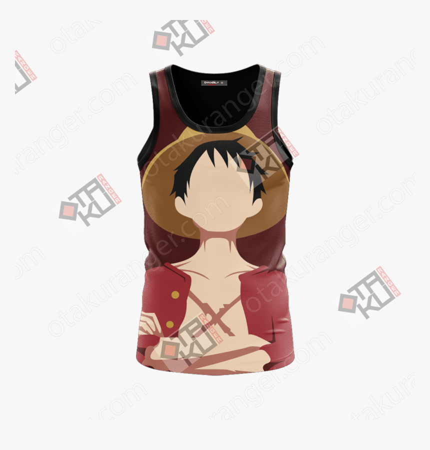 One Piece Monkey D - Active Tank, HD Png Download, Free Download