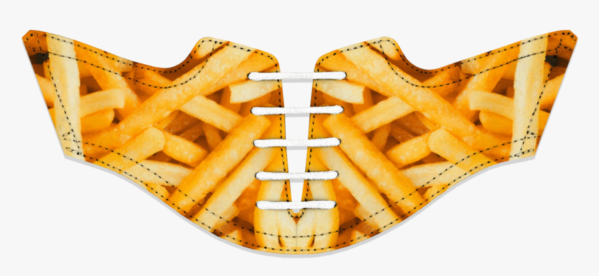 Men"s French Fry Saddles With White Laces - French Fries, HD Png Download, Free Download