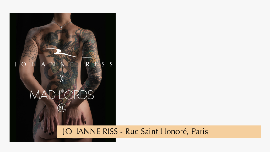 Johanne Riss X Mad Lords Paris Tattoo - Tattoo, HD Png Download, Free Download