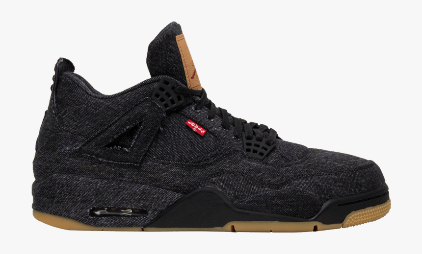 Black Levi's X Air Jordan 4, HD Png Download, Free Download