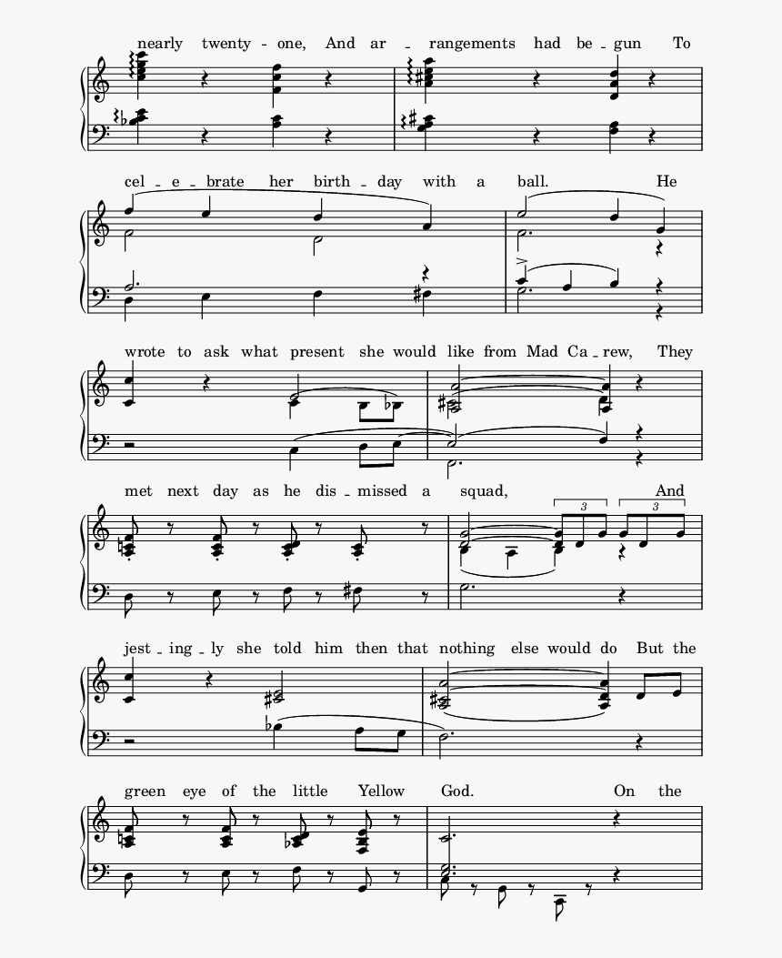 Elative C""
{
 
ew Pianostaff
 <<
 
ew Devnull="nowhere - Sheet Music, HD Png Download, Free Download