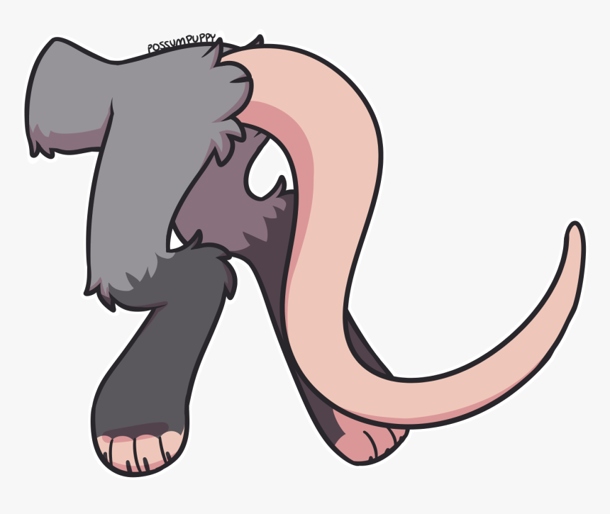 Possum Booty [ych Example] - Cartoon, HD Png Download, Free Download