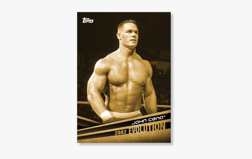 2018 Topps Wwe John Cena Evolution Poster Gold Ed - Wwe, HD Png Download, Free Download