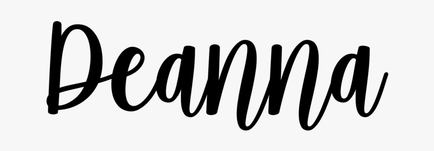 Deanna - Calligraphy, HD Png Download, Free Download