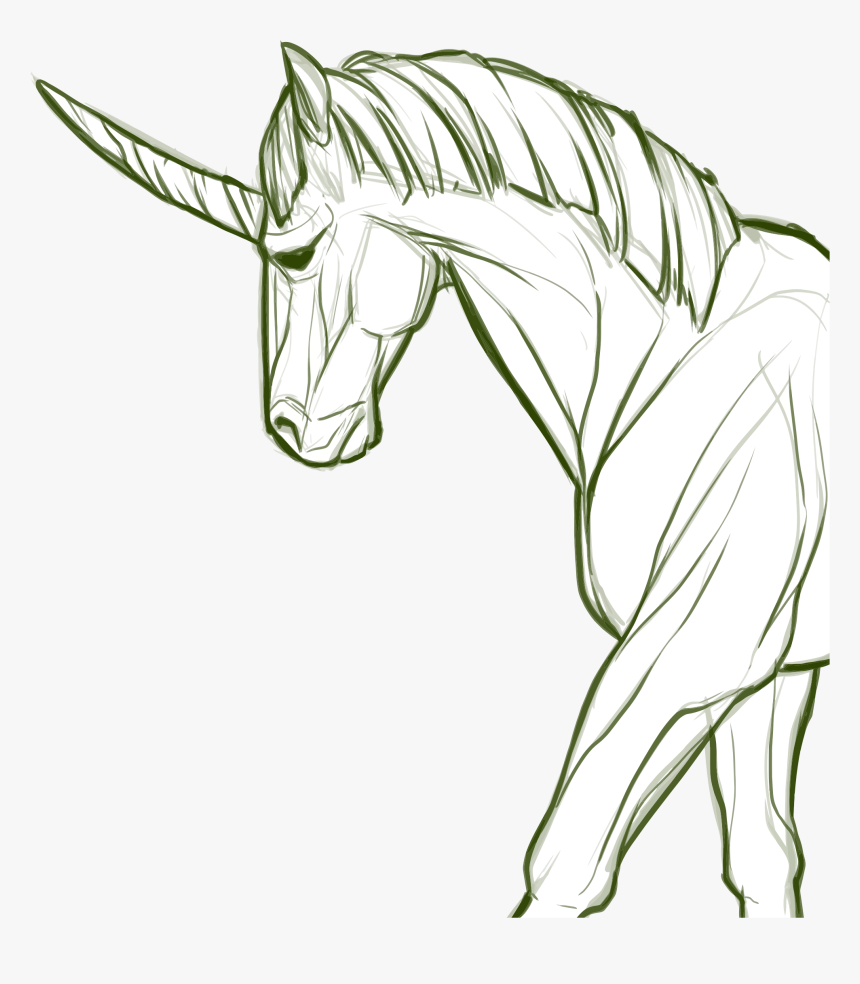 Unicornio Dibujo A Lapiz , Png Download - Красивые Картинки Для Срисовки, Transparent Png, Free Download