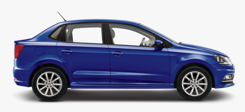 Volkswagen Ameo Lapiz Blue - Volkswagen Ameo Car, HD Png Download, Free Download