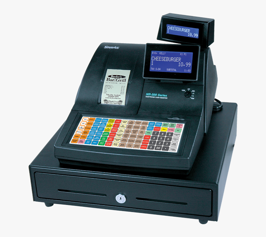 Sam4s Cash Register, HD Png Download, Free Download