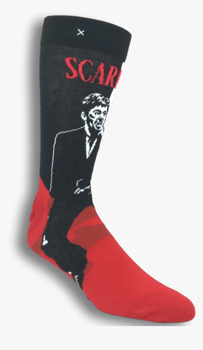 Scarface Logo Socks Socks By Odd Sox - Sock, HD Png Download, Free Download