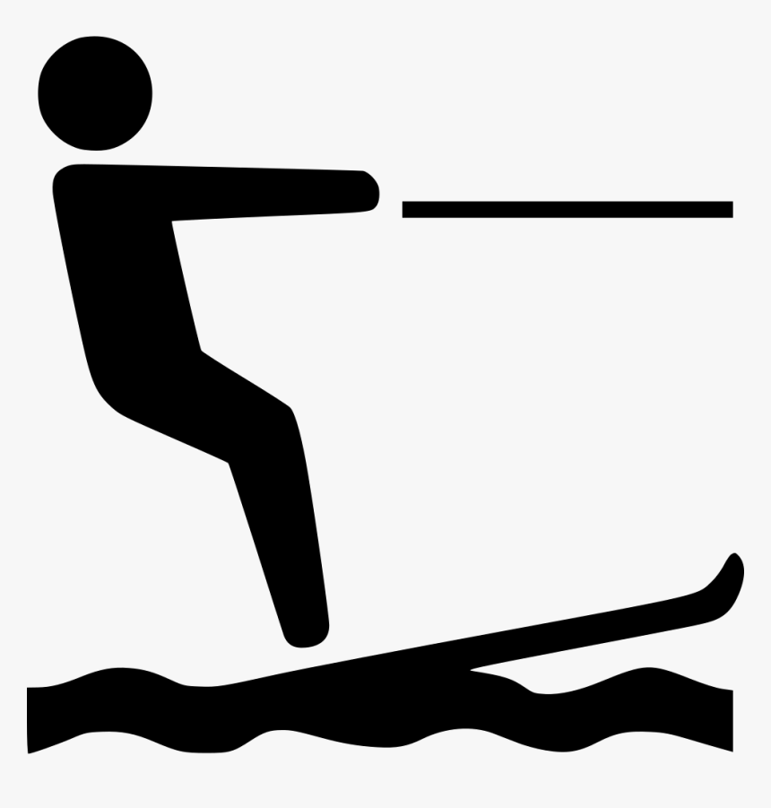 Water Sport - Water Skiing Clip Art, HD Png Download - kindpng.