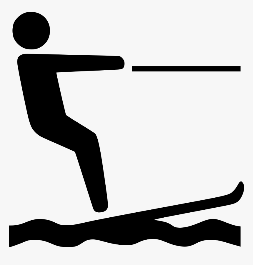 Water Sport - Water Skiing Clip Art, HD Png Download, Free Download