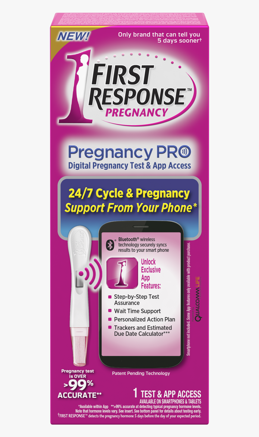First Response Pregnancy Pro Test - Bluetooth Pregnancy Test, HD Png Download, Free Download