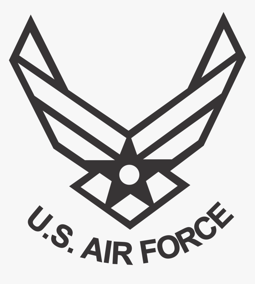 Us Air Force Logo Png Us Air Force Logo Black And White Transparent Png Kindpng