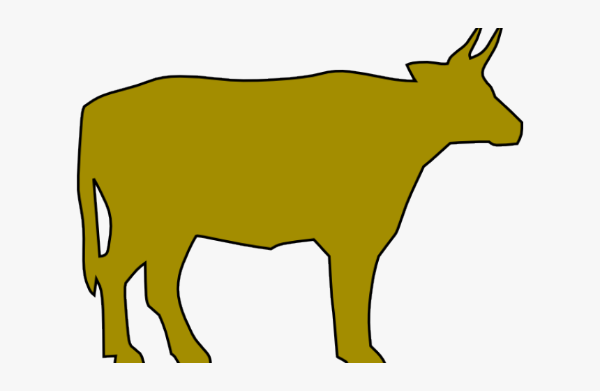 Transparent Cow Silhouette Png - Cattle, Png Download, Free Download