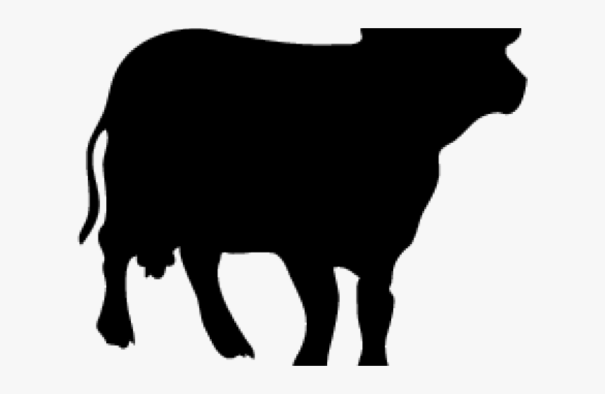 Transparent Cow Clipart Black And White - Cattle, HD Png Download, Free Download
