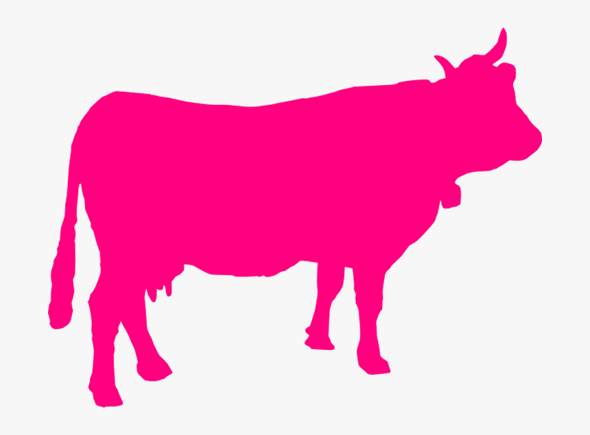 Cow Silhouette Transparent Background Clipart , Png - Silhouette Cow Png Clipart, Png Download, Free Download