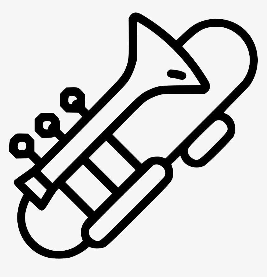 Trombone Clipart Svg - Карандаш Иконка Пнг, HD Png Download, Free Download