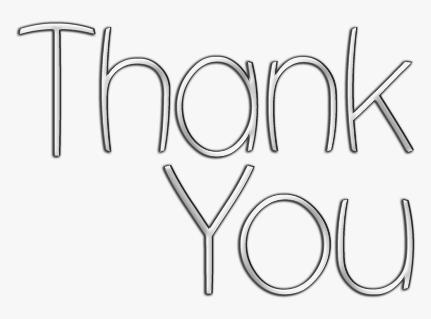 Transparent Thank You - Line Art, HD Png Download, Free Download