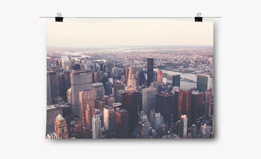 Birds Eye View New York City Skyline - Wordpress Drone Photography Theme, HD Png Download, Free Download