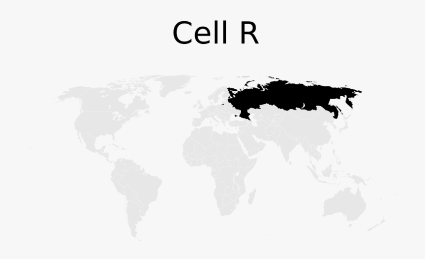 World Map With Europe Highlighted, HD Png Download, Free Download