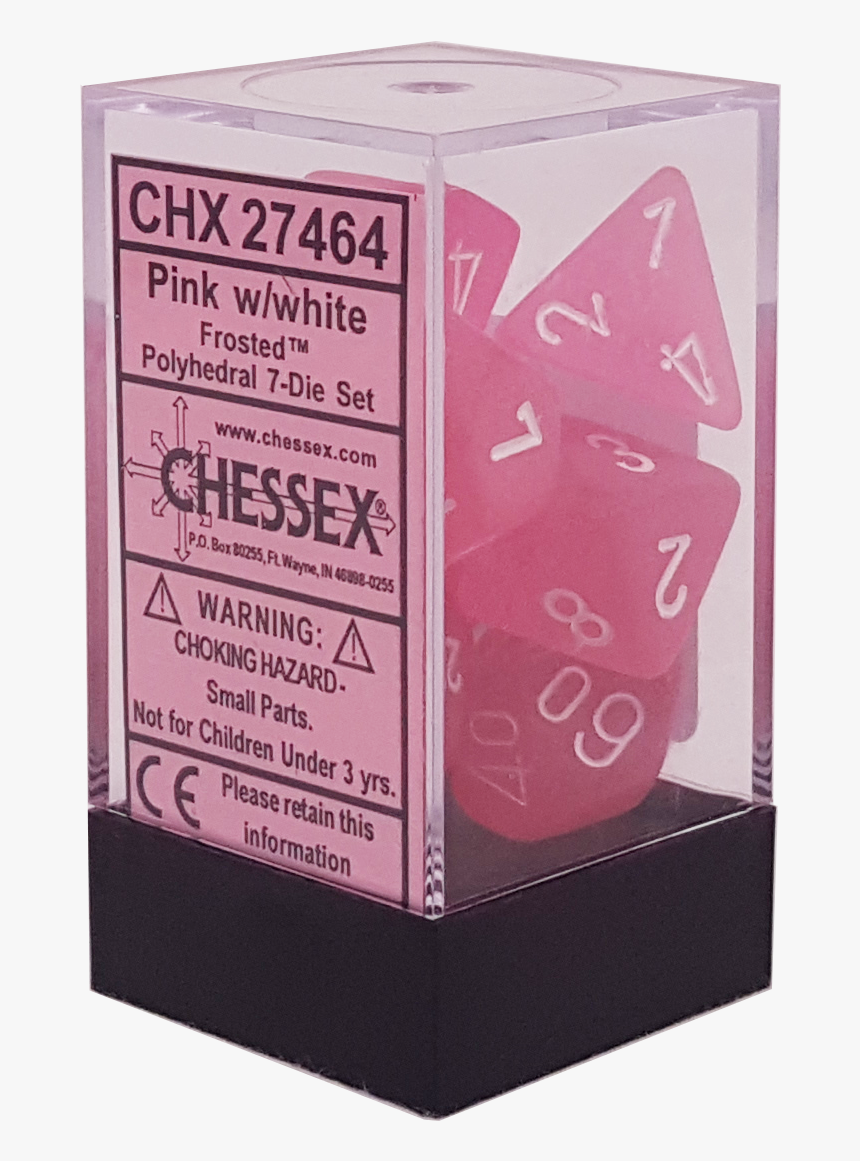 Frosted Pink With White Polyhedral - Chx 27464, HD Png Download, Free Download