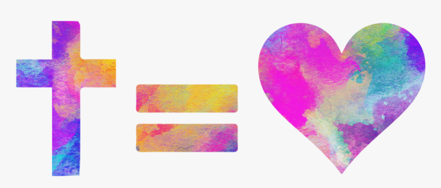 Cross Equals Love Png - Heart, Transparent Png, Free Download