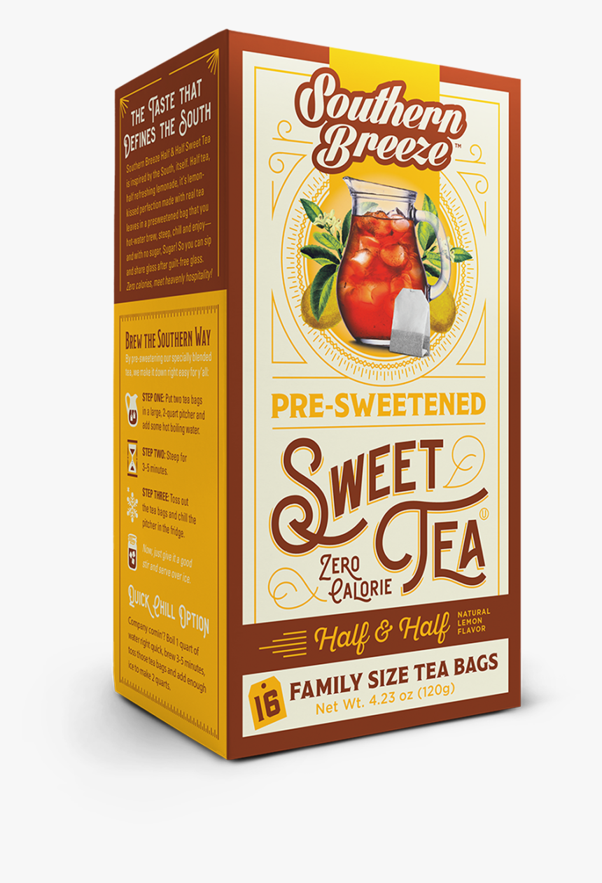 Half & Half Iced Sweet Tea - Homemade Iced Tea Brands, HD Png Download, Free Download