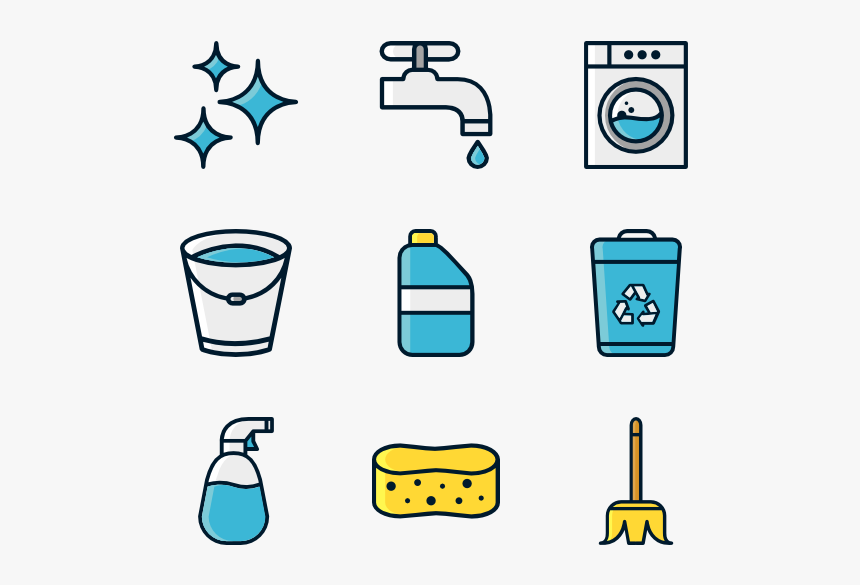 Icon Pack Png Cleaning, Transparent Png, Free Download