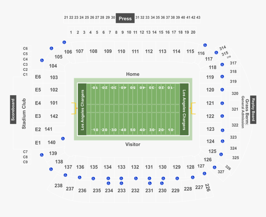 Dignity Health Sports Park Seating Chart, HD Png Download, Free Download