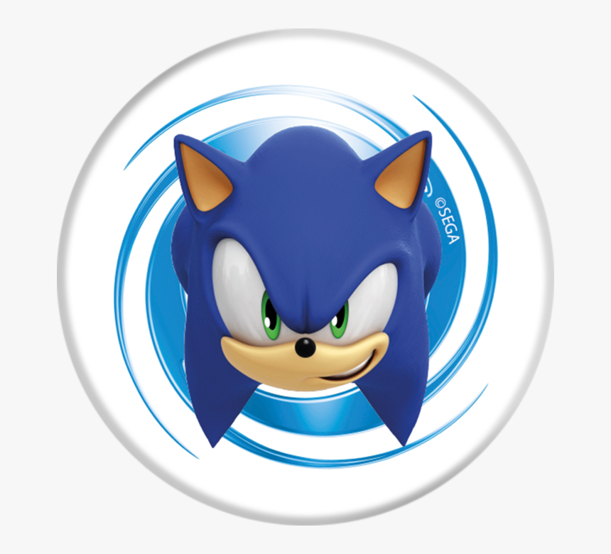 Popsockets Sonic The Hedgehog Face - Front Sonic The Hedgehog Face, HD Png Download, Free Download