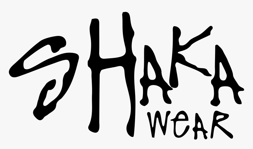 Shaka Wear Logo , Png Download - Calligraphy, Transparent Png, Free Download