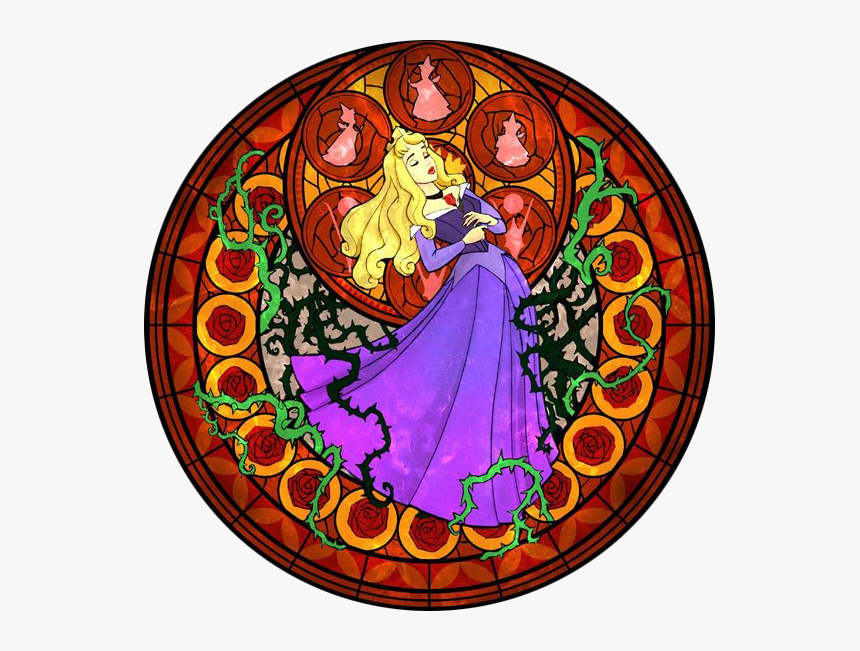 Kingdom Hearts 1 Stained Glass, HD Png Download, Free Download