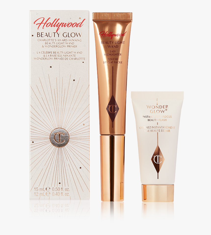 Hollywood Beauty Glow Bundle Packshot Including Beauty - Charlotte Tilbury Hollywood Glow, HD Png Download, Free Download