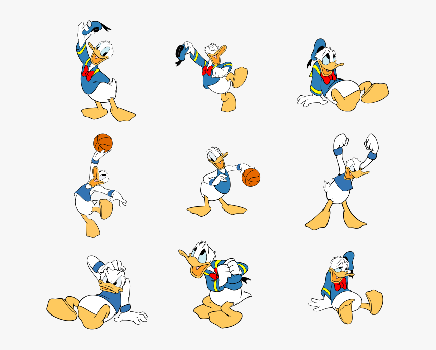 Pink Panther Vectors Free - Donald Duck Facial Expressions, HD Png Download, Free Download