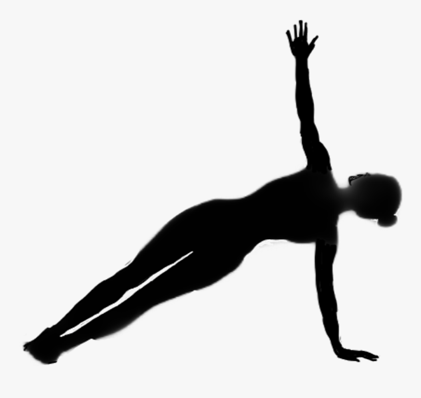 Gym Fitness Silhouette Girl Silhouettegirl Workout - Workout Out Silhouette, HD Png Download, Free Download