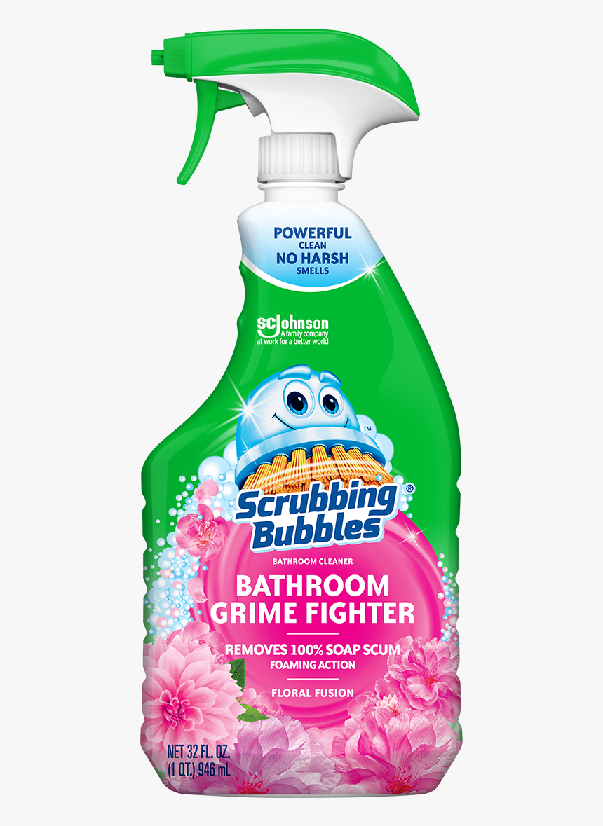 Scrubbing Bubbles Bathroom Cleaner Spray, HD Png Download, Free Download