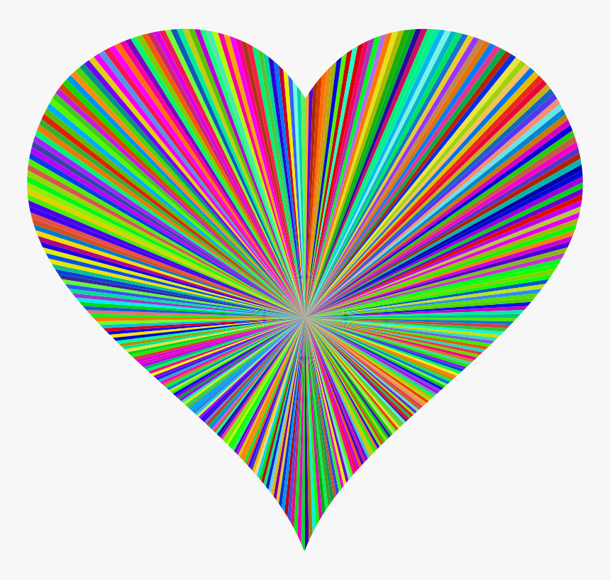 Sunburst Heart - Portable Network Graphics, HD Png Download, Free Download