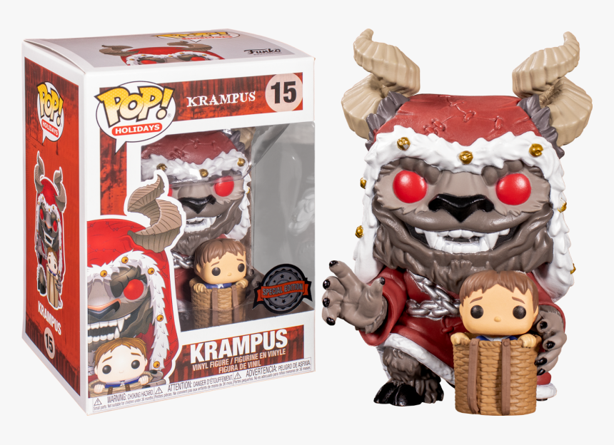 Krampus With Kid Funko Pop Vinyl Figure - Krampus Funko Pop Hot Topic, HD Png Download, Free Download