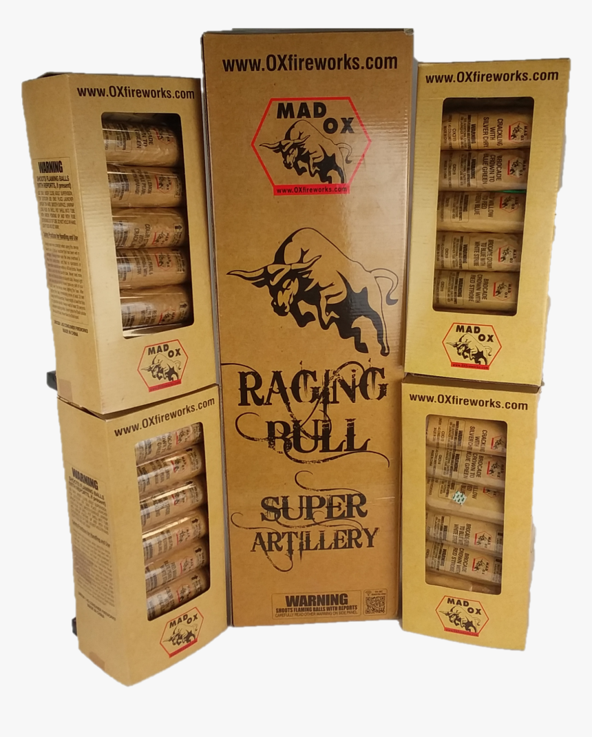 Ox319 Raging Bull 5 Inch Artillery Open - Carton, HD Png Download, Free Download