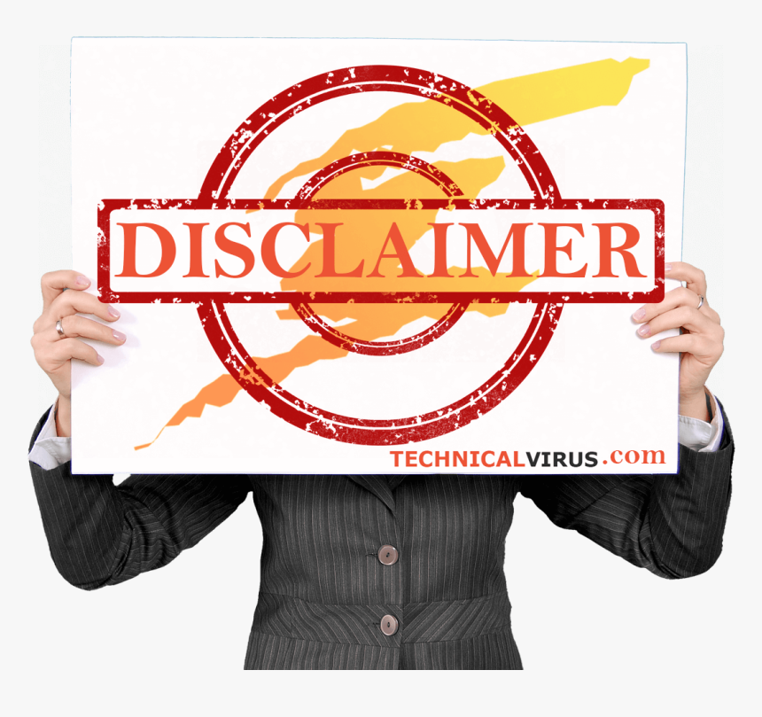 Disclaimer For Technical Virus - Management, HD Png Download, Free Download