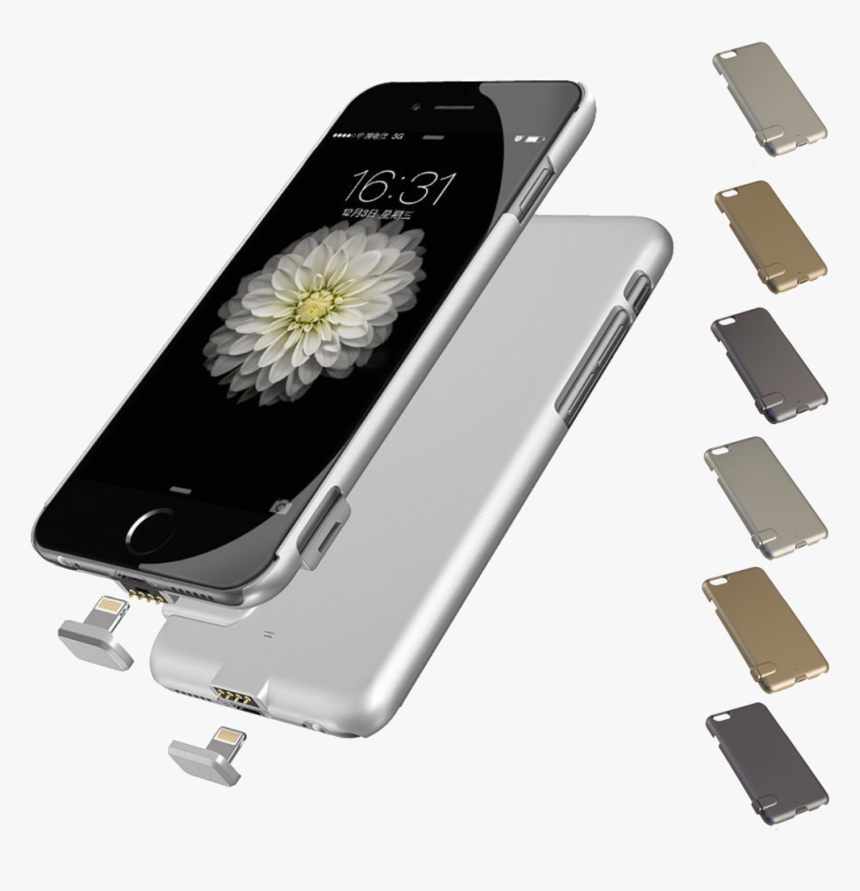 Transparent Iphone 6 Gold Png - Power Bank Iphone 6s, Png Download, Free Download