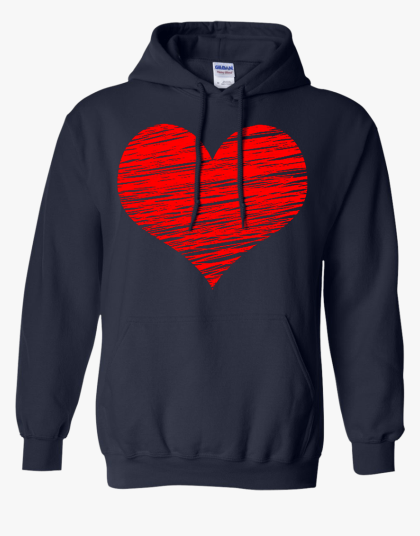 Valentines Day Shirt Red Glitter Heart T Shirt - Hoodie, HD Png Download, Free Download