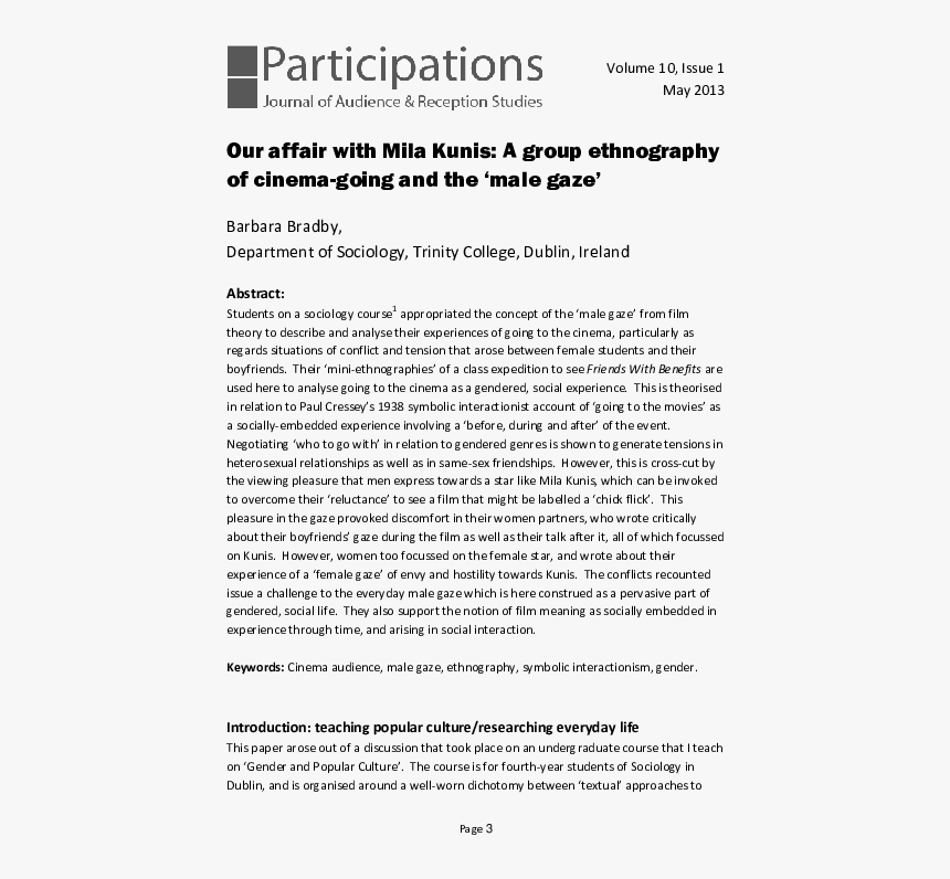 sample reaction paper of a movie