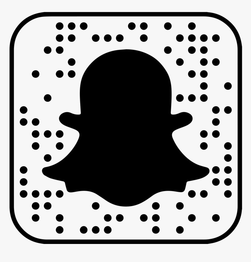 Snapchat Logo Png Black - Alia Bhatt Snapchat Code, Transparent Png, Free Download