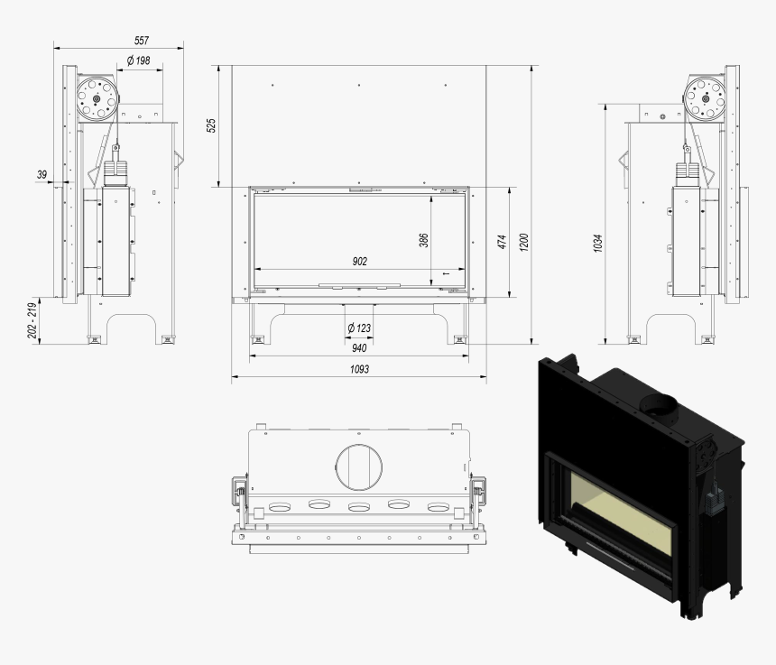 Mila Guillotine - Fireplace, HD Png Download, Free Download