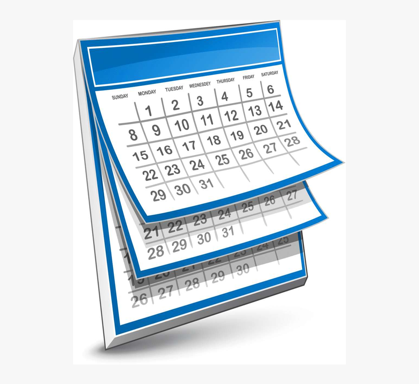 Calendar Date 0 Clip Art - Calendar, HD Png Download, Free Download