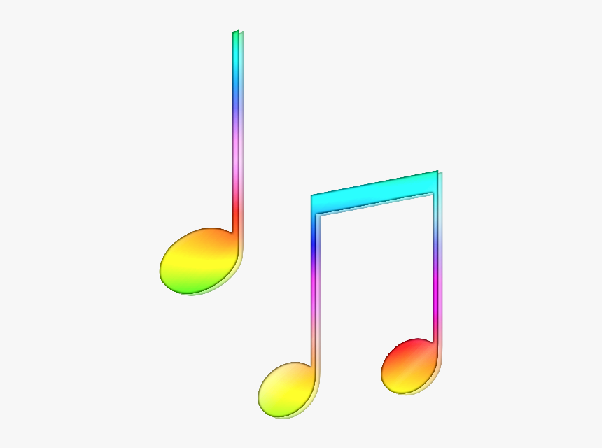Note Musicali Colorate Png, Transparent Png, Free Download