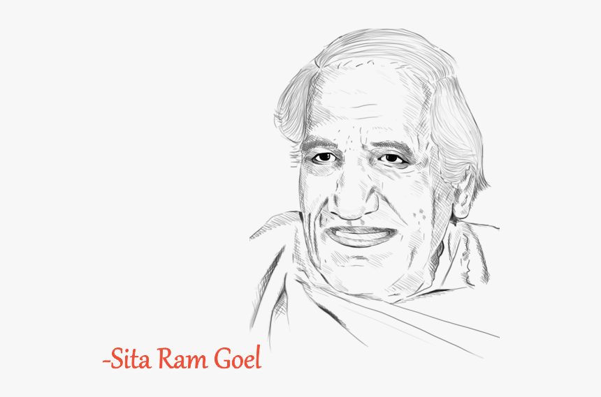 Sita Ram Goel - Sketch, HD Png Download, Free Download