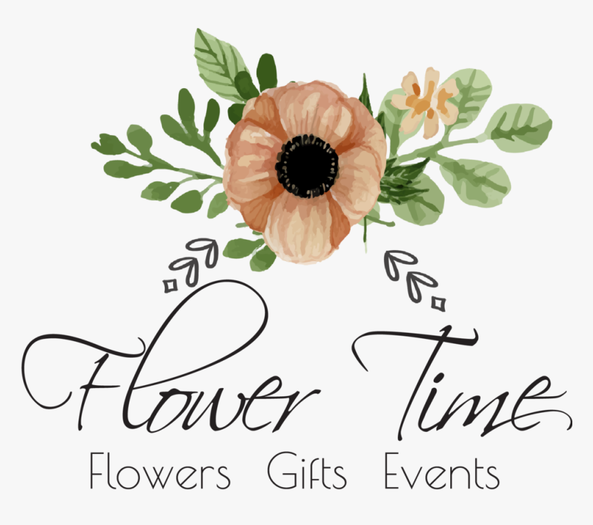 Transparent Flower Vase With Flowers Photography Png - Flower Time Logo, Png Download, Free Download