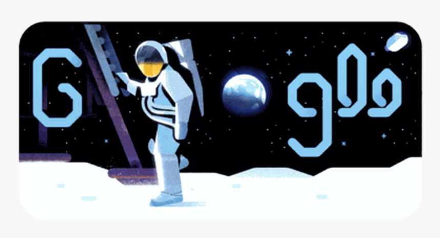 Google Doodle 50th Anniversary Of The Moon Landing, HD Png Download, Free Download