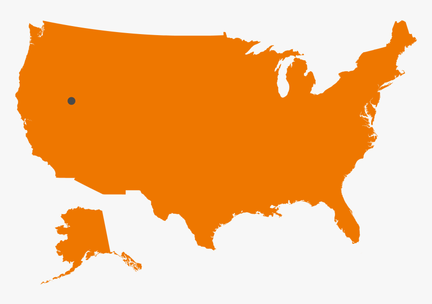 Gray Map Of The United States, HD Png Download, Free Download